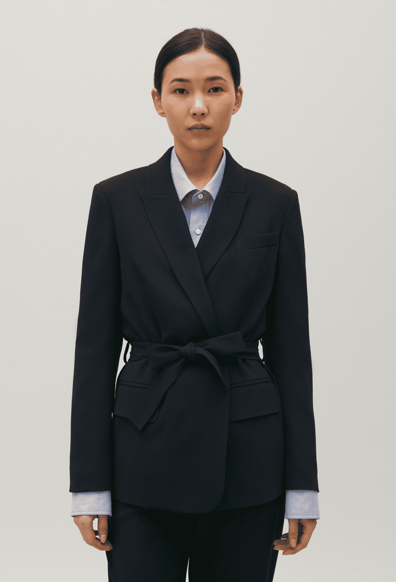 Veste tailleur bleu marine