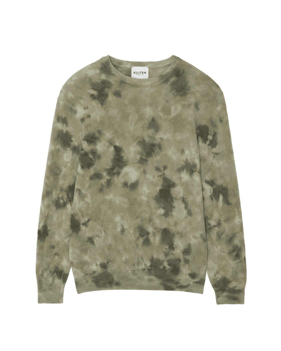 Pull Pitt Bleach Pull cachemire homme col rond bleach