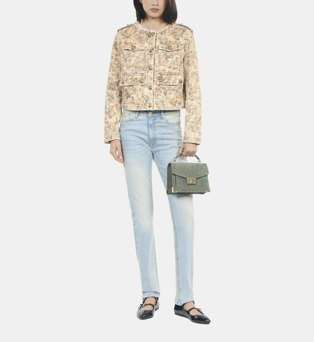 Veste Imprimé Fleuri Femme