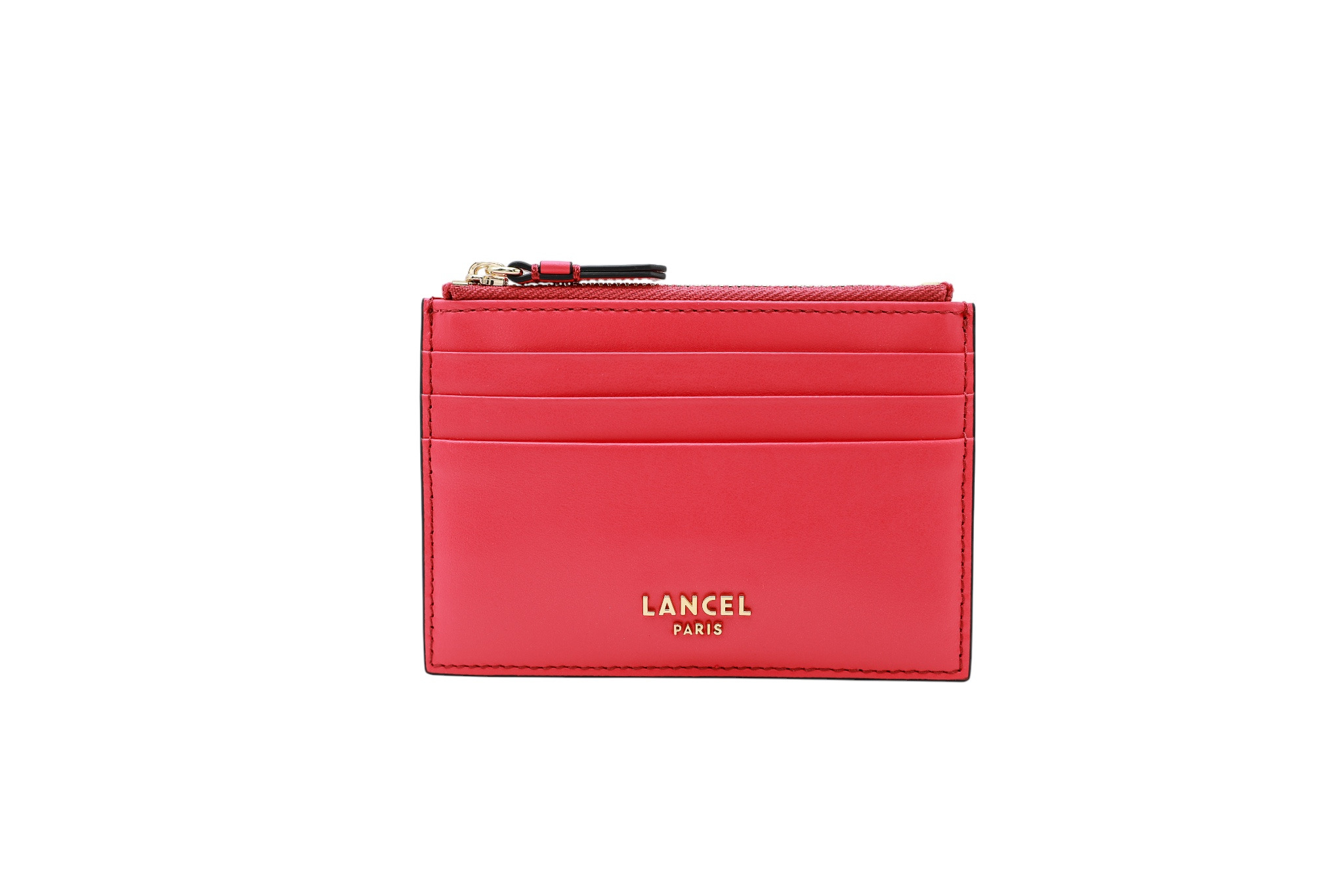 Lettrine De Lancel - Porte Carte Zip - Flamingo