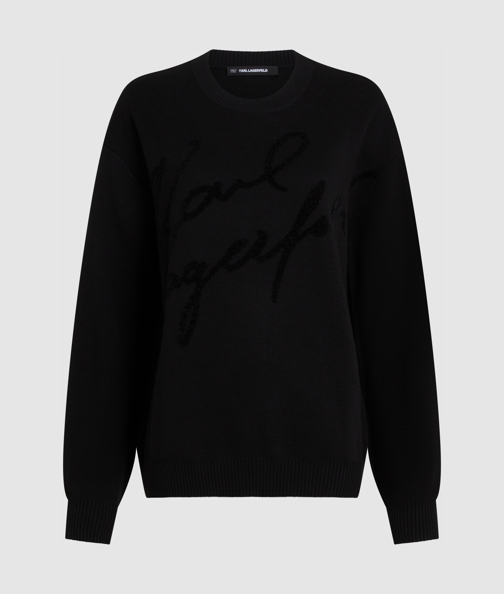 INTARSIA SGNTR SWEATER