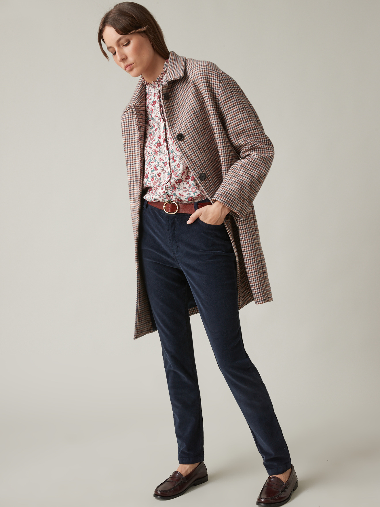 Pantalon PANTALON SLIM VELOURS