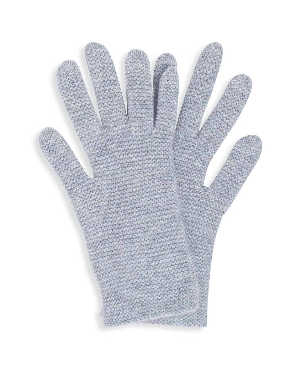 Gants PARIS Gants cachemire unis point mousse
