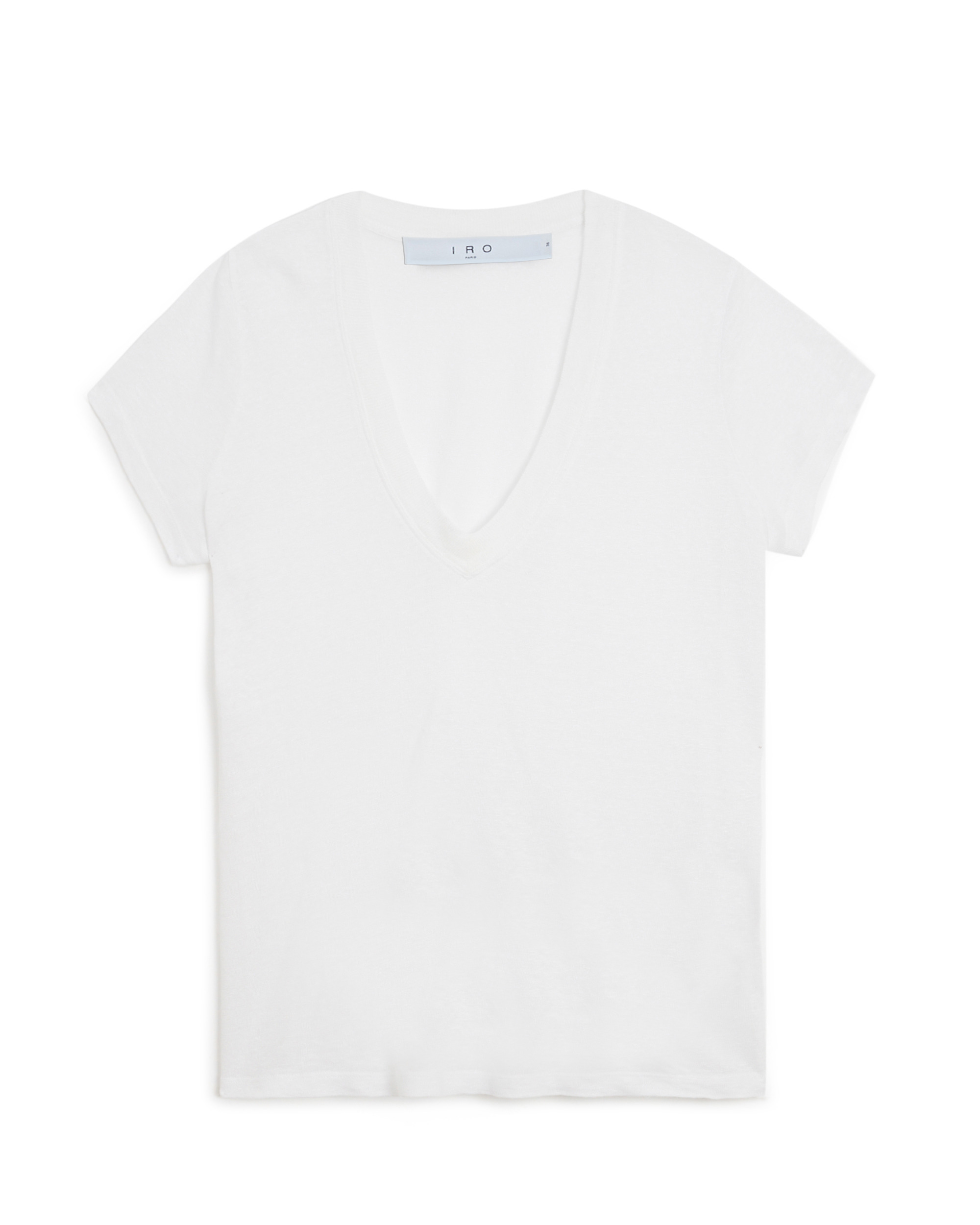T-Shirt En Lin Col V Rodeo