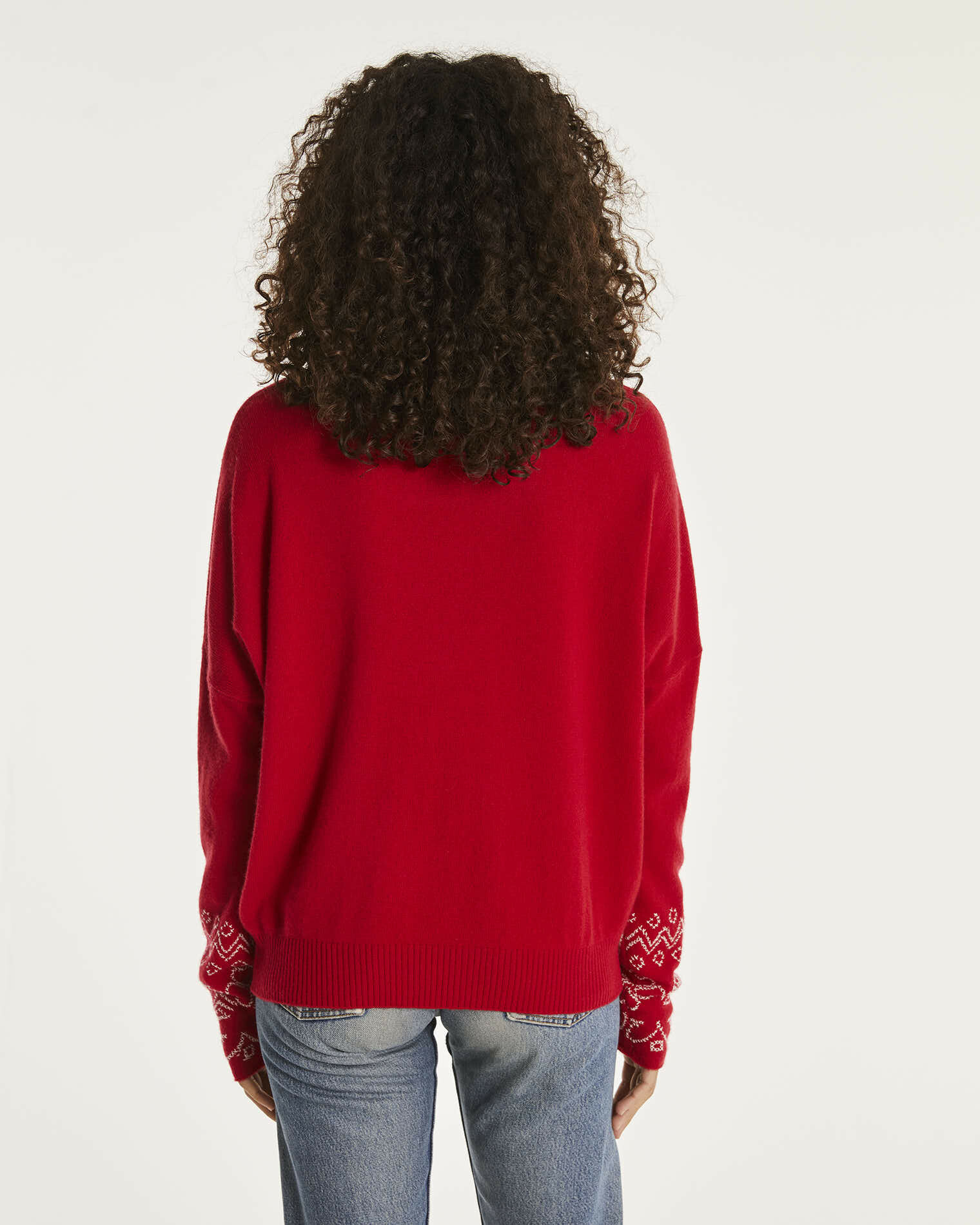 Pull Lena Pull cachemire col rond manches longues