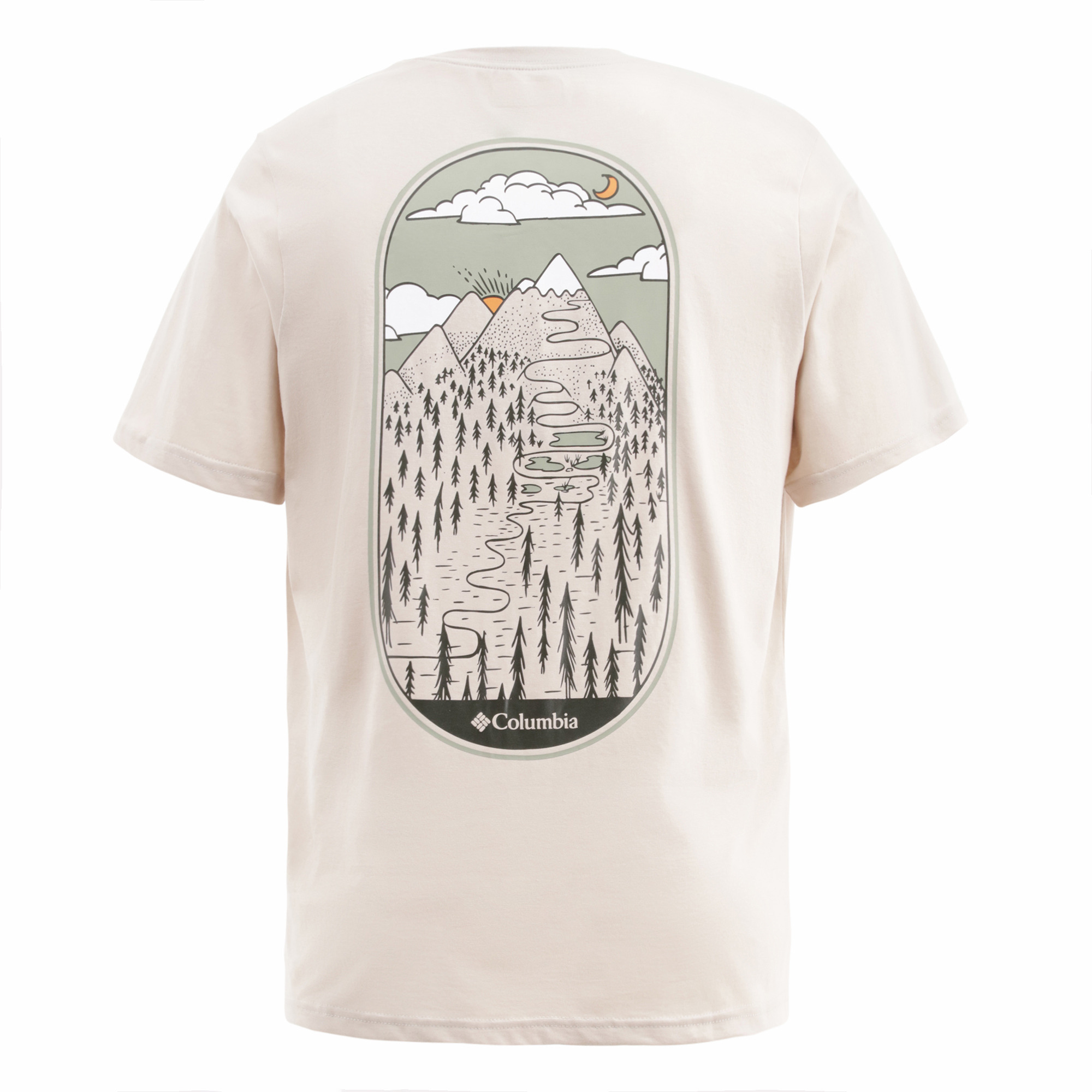 M Timberview Trail FS Graphic Tee Beige