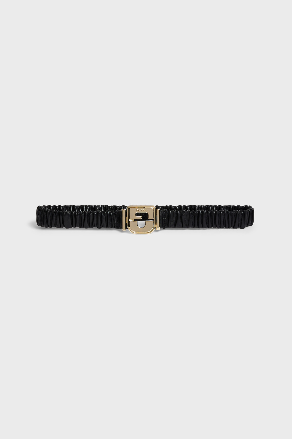 CEINTURE LE RITA EN CUIR FRONCÉ ET ÉLASTIQUÉ LE RITA