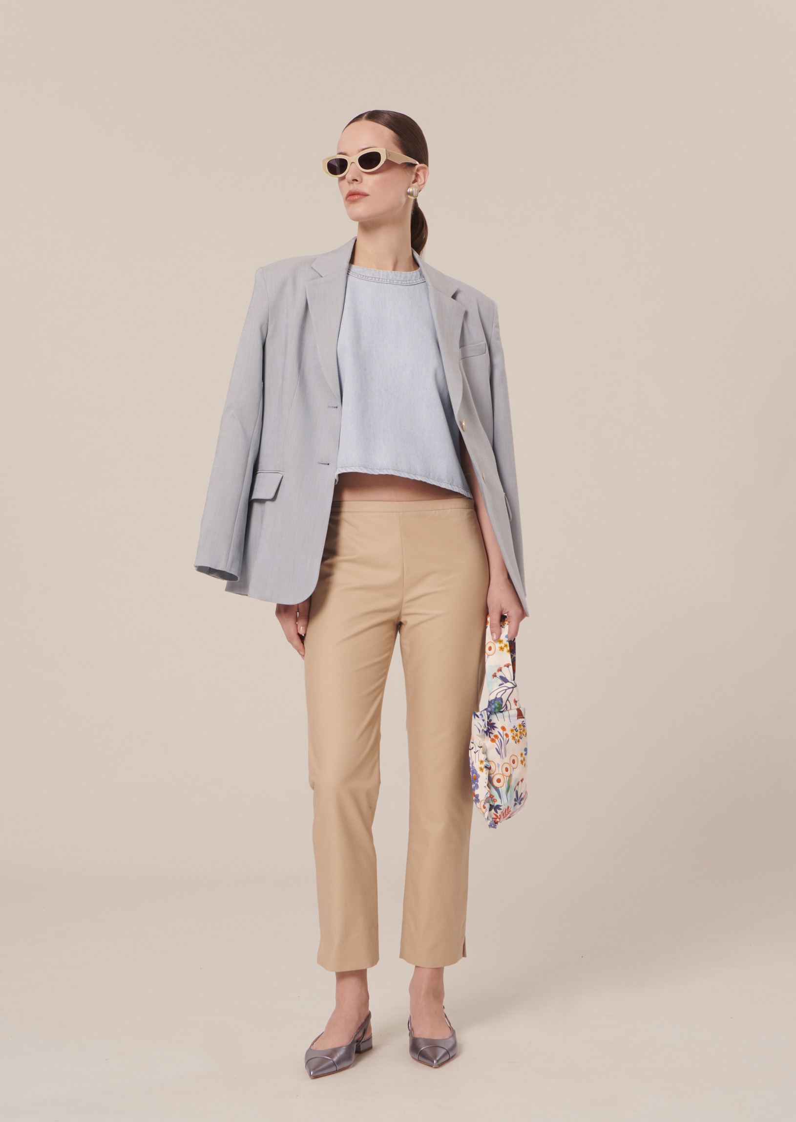 Pantalon Pablo-Beige en Coton