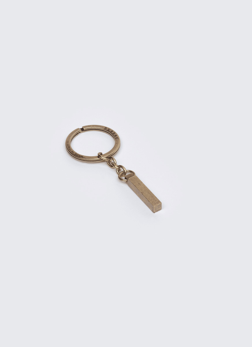 Porte-clés lettre "I" en laiton