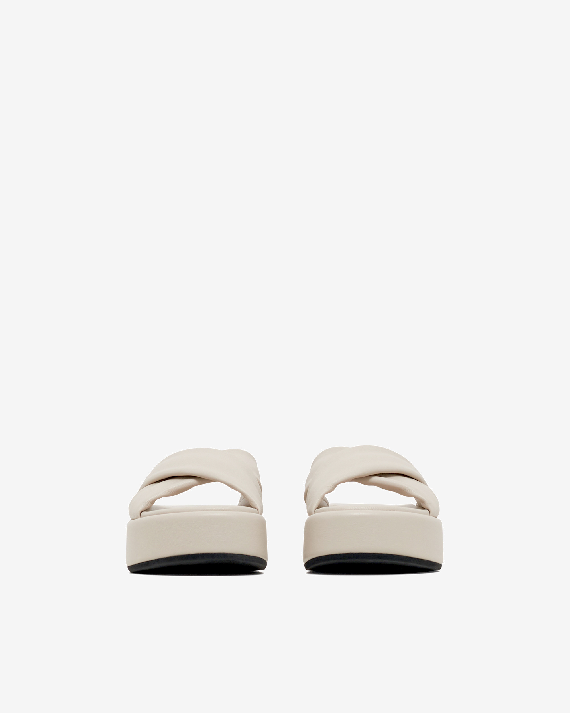 Mules À Plateforme En Cuir Tutti