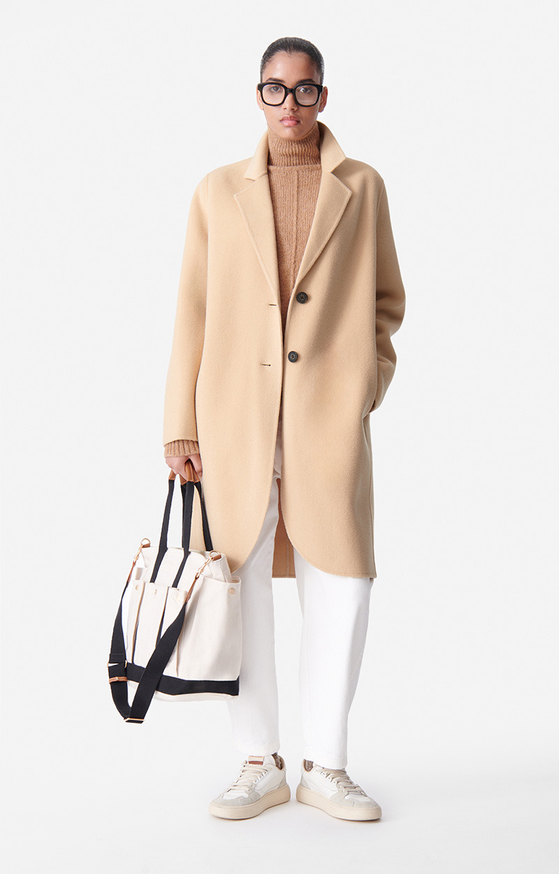 Manteau Devda En Laine Mélangée