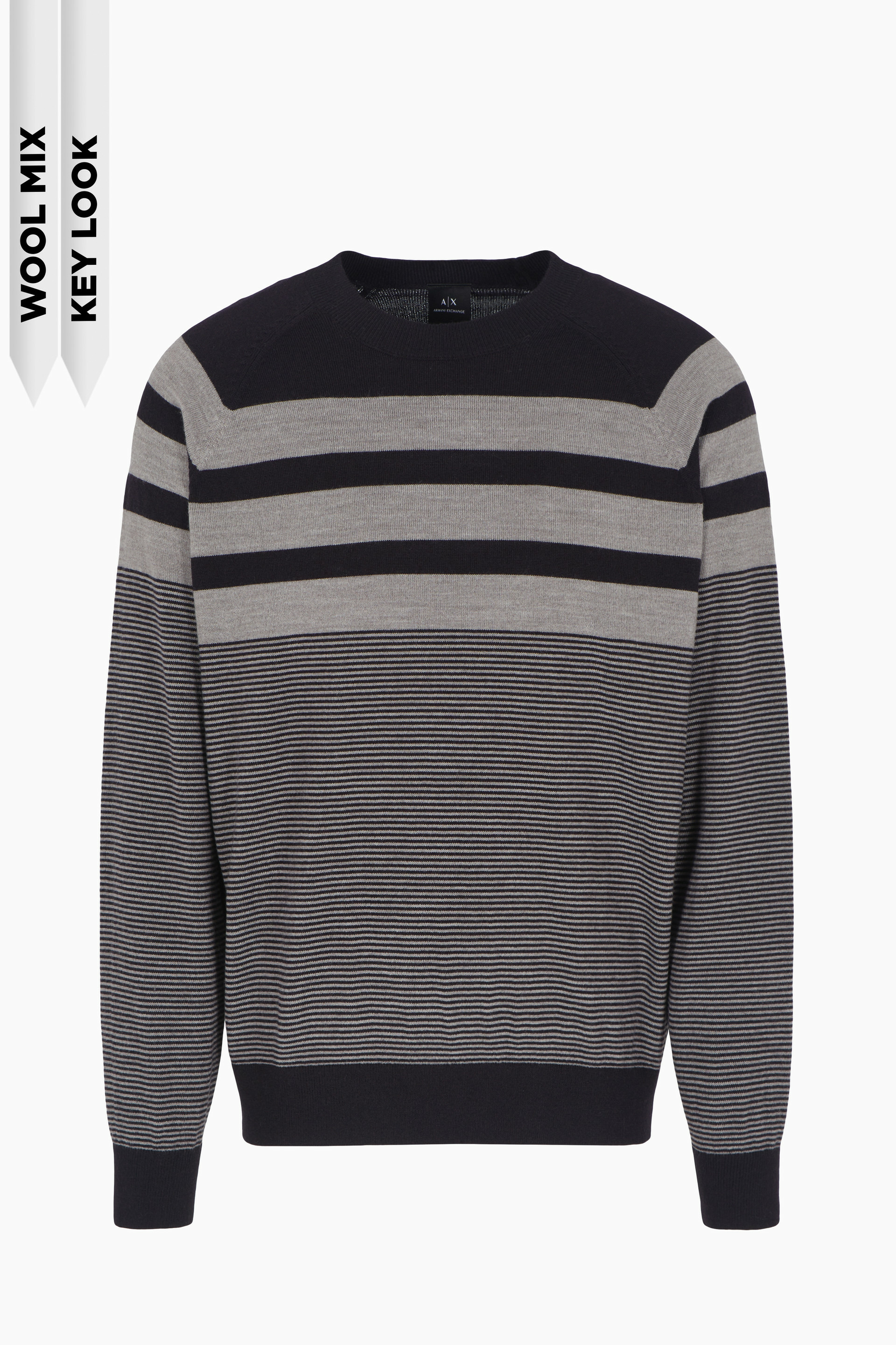 Pull-over marine/bois flotté