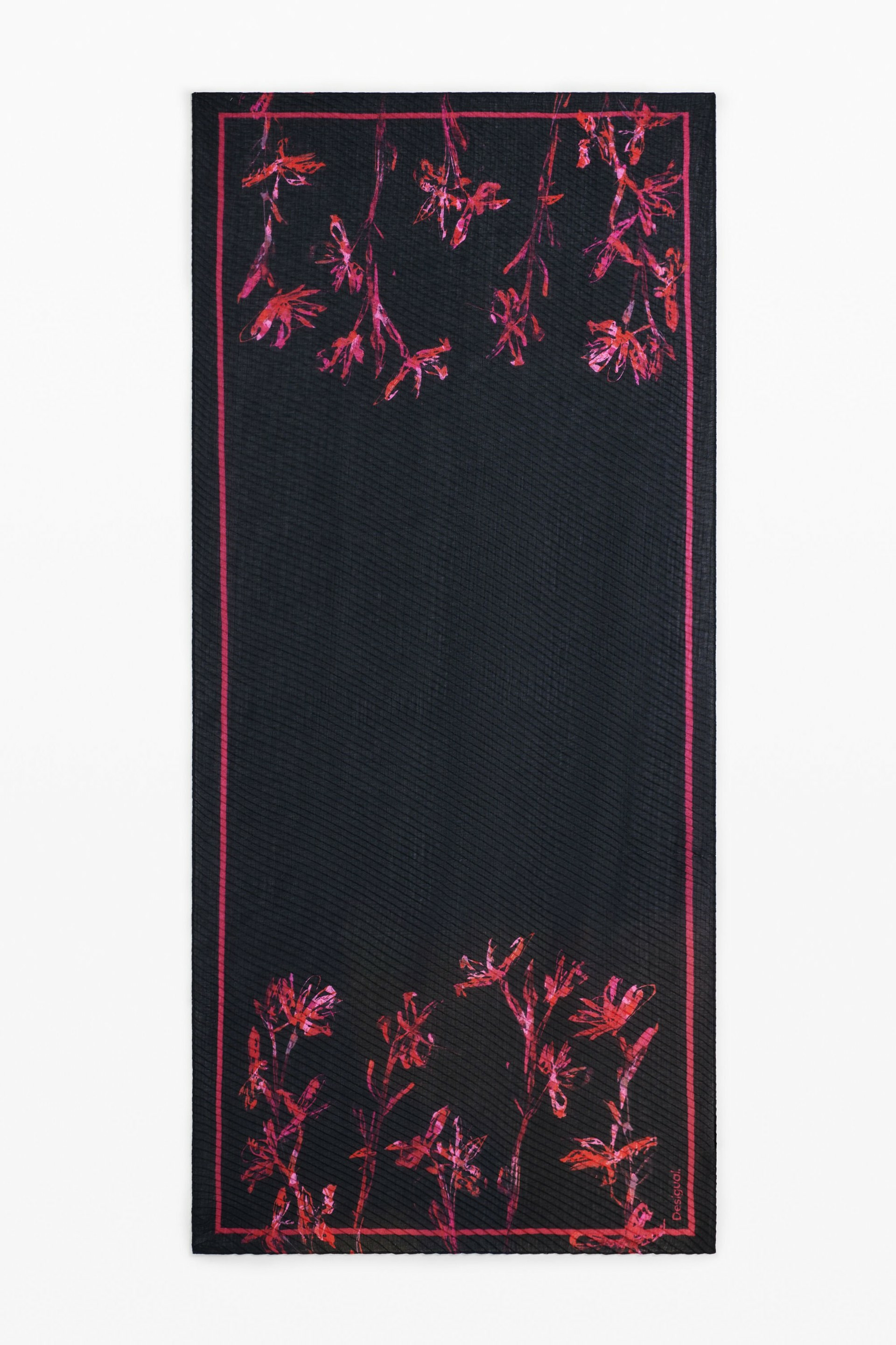 Foulard orchidées couleurs vibrantes