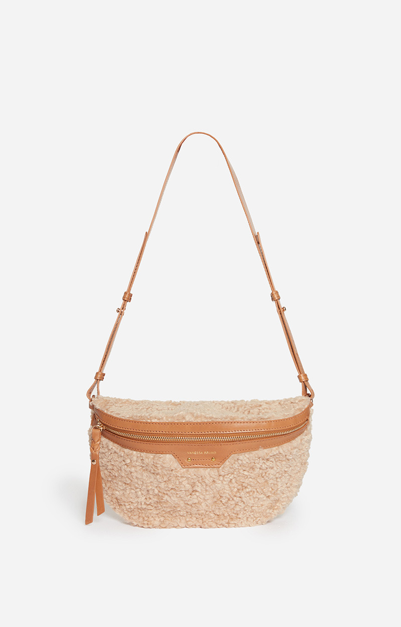 Sac Banane En Fausse Fourrure En Cuir Et Coton