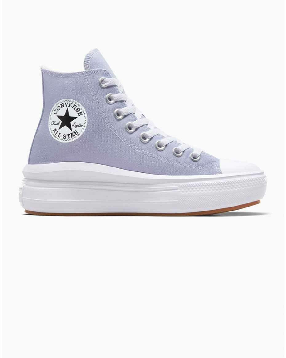 Chuck Taylor All Star Move Hi Lilac Pewter/White/Black