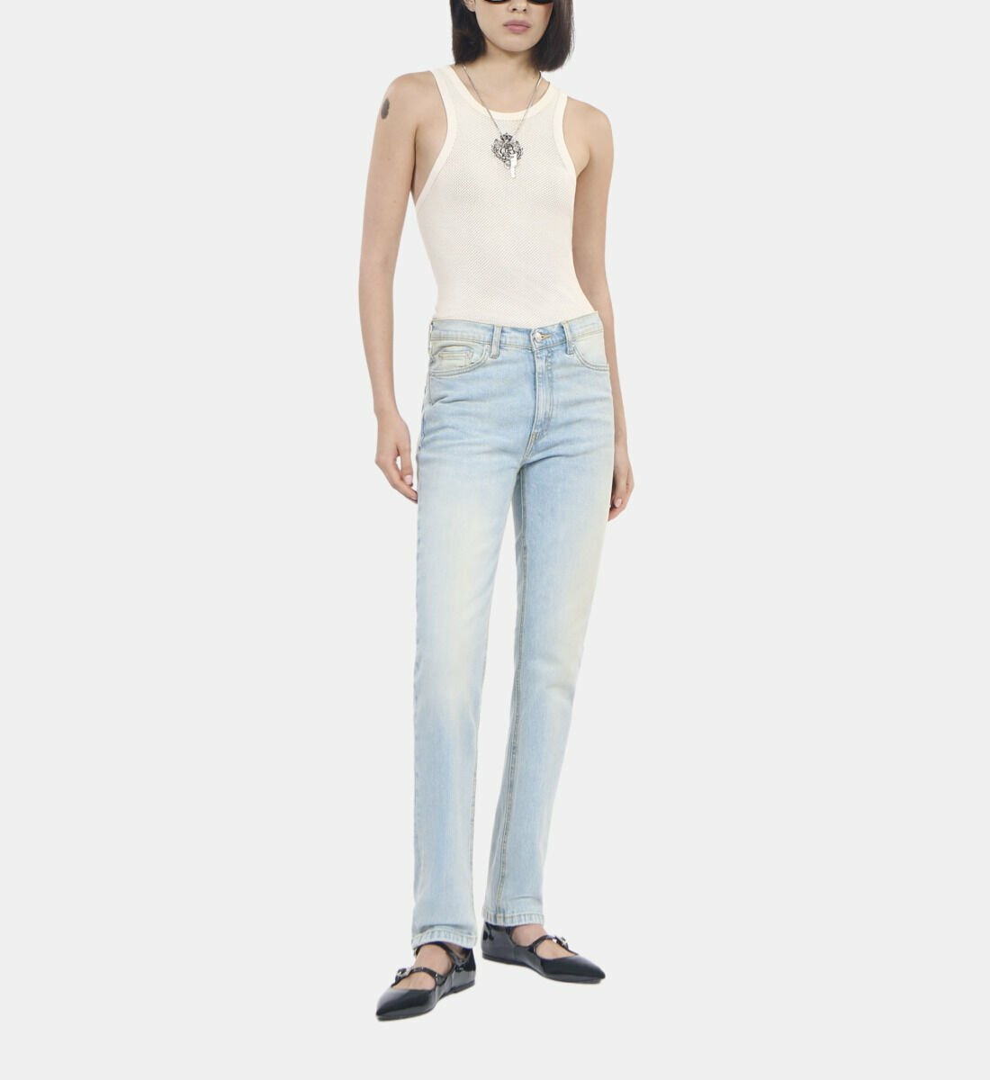 Jean Slim Bleu Clair Femme