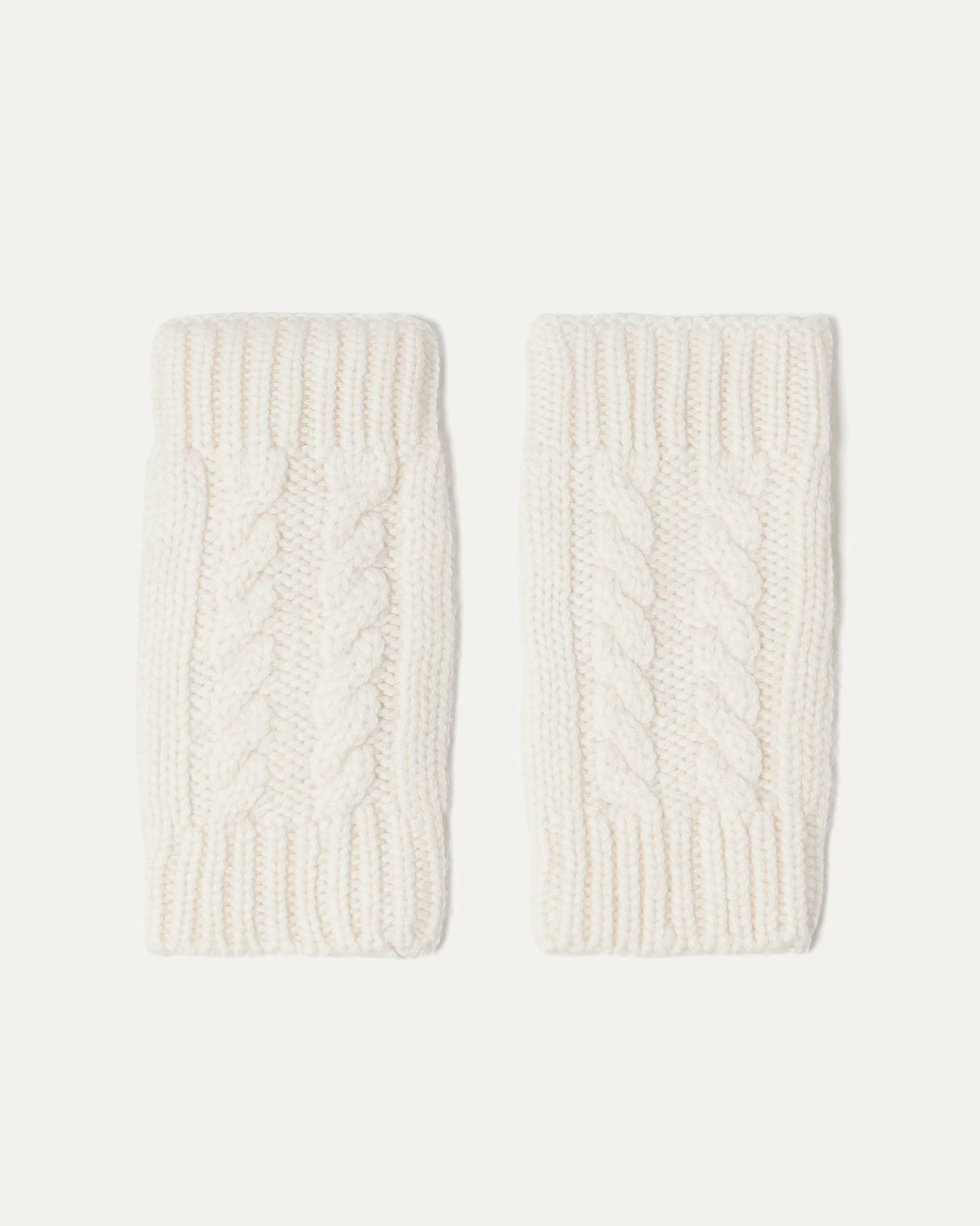 Mitaines GAMA Mitaines cachemire courtes torsadés, 12 fils