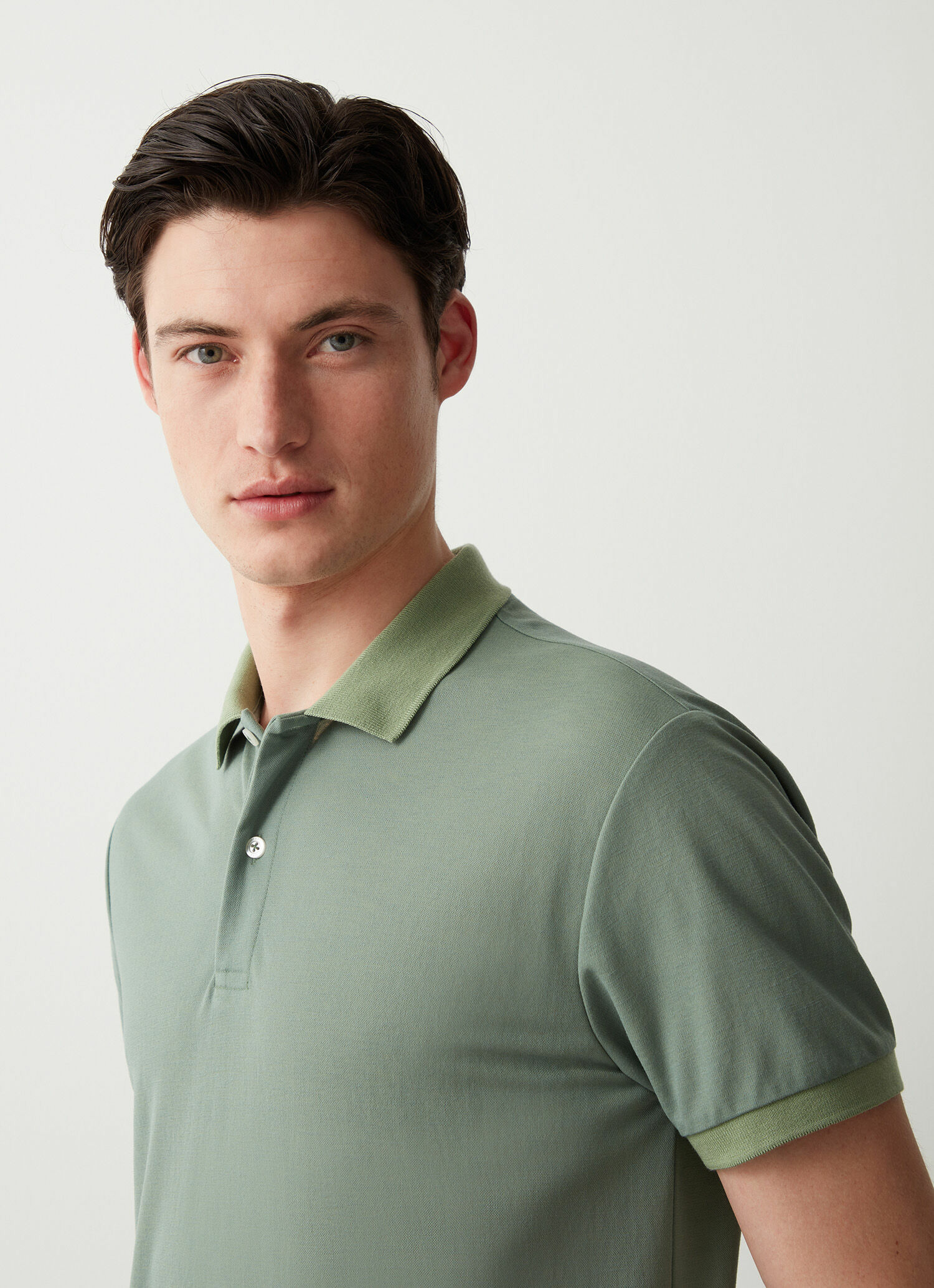 Polo à manches courtes au toucher frais oxford