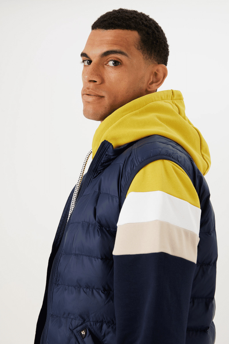 Men Coat Blue