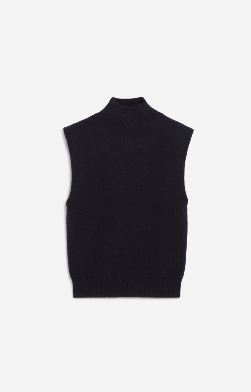 Pull Sans-Manches Delhi En 100% cachemire