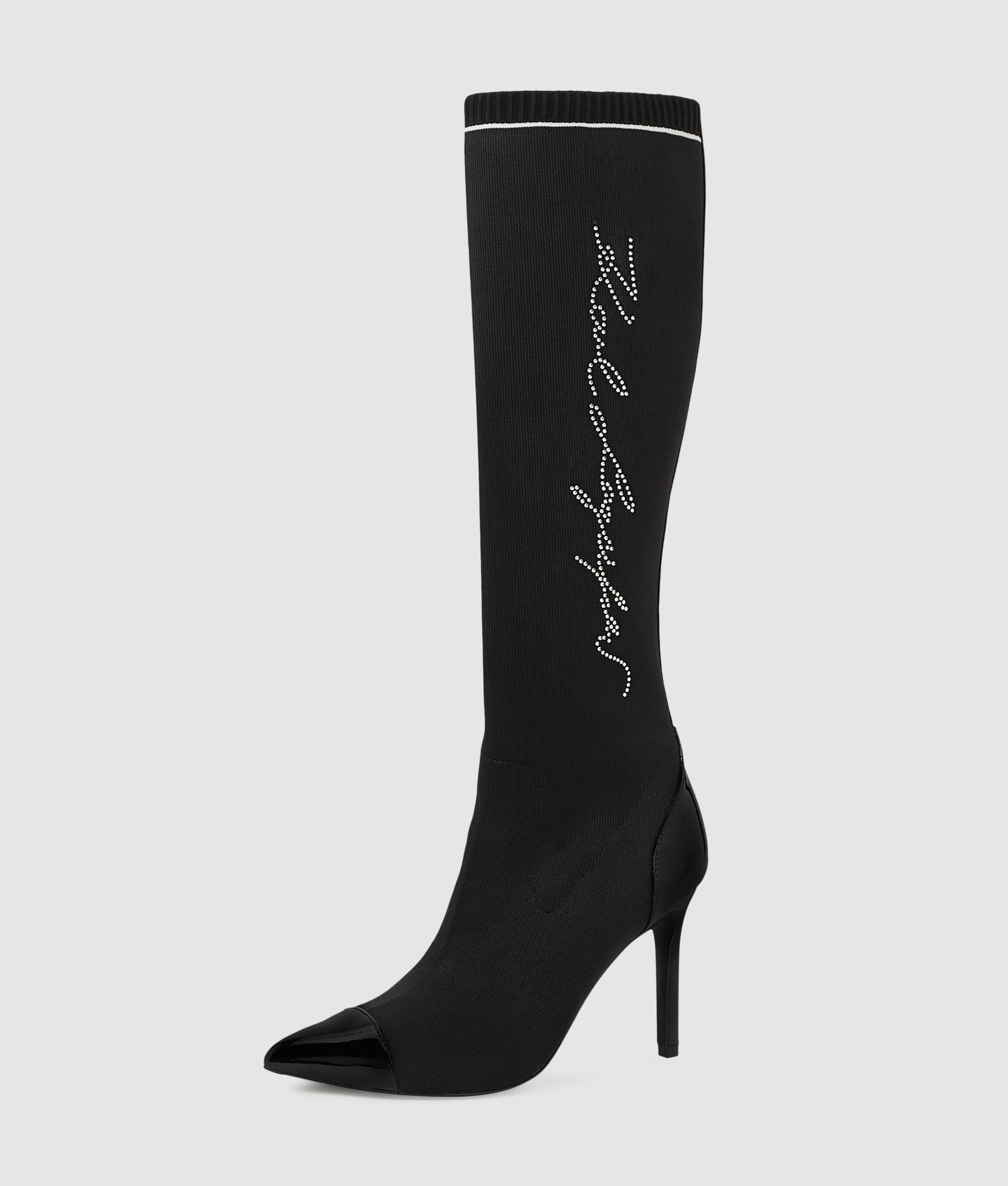KNEE HIGH SIGNATURE KNIT BOOTS