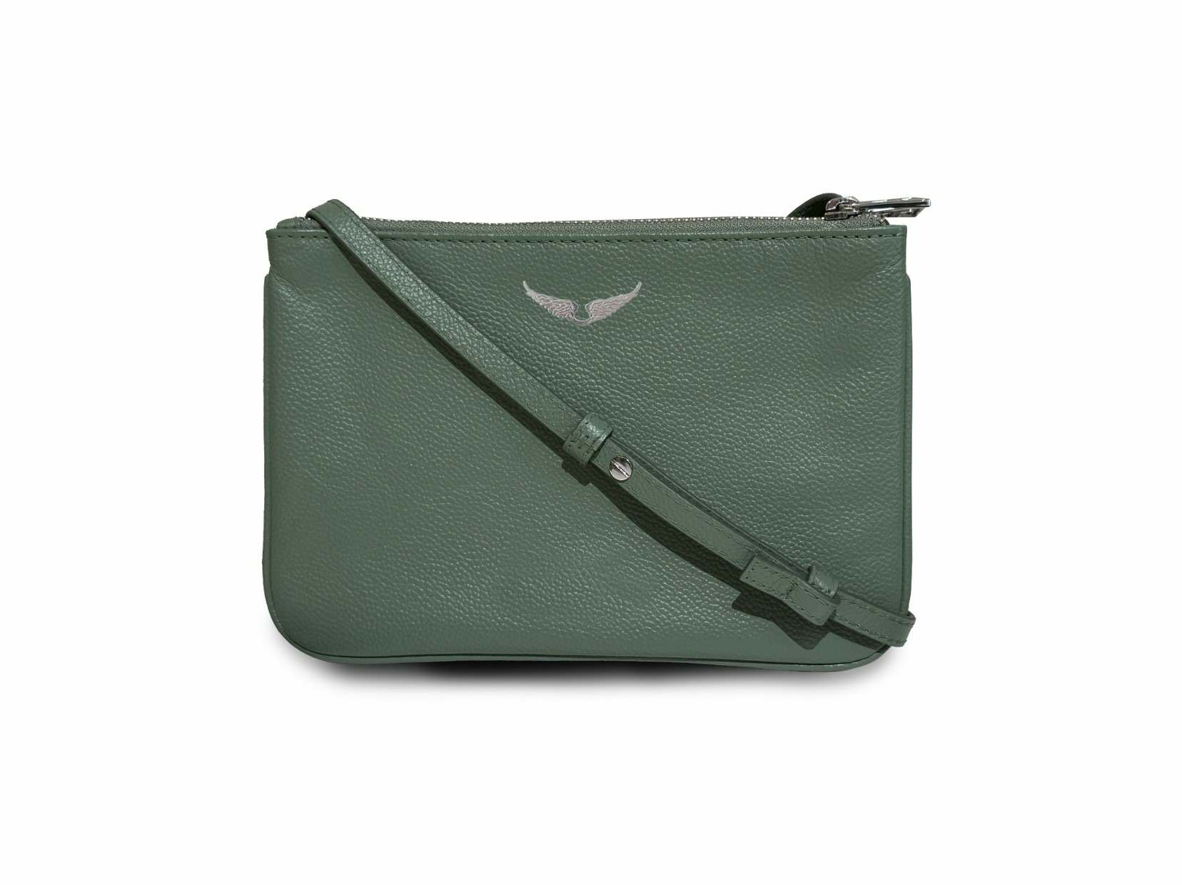 DUO WINGS GRAINED LEATHER