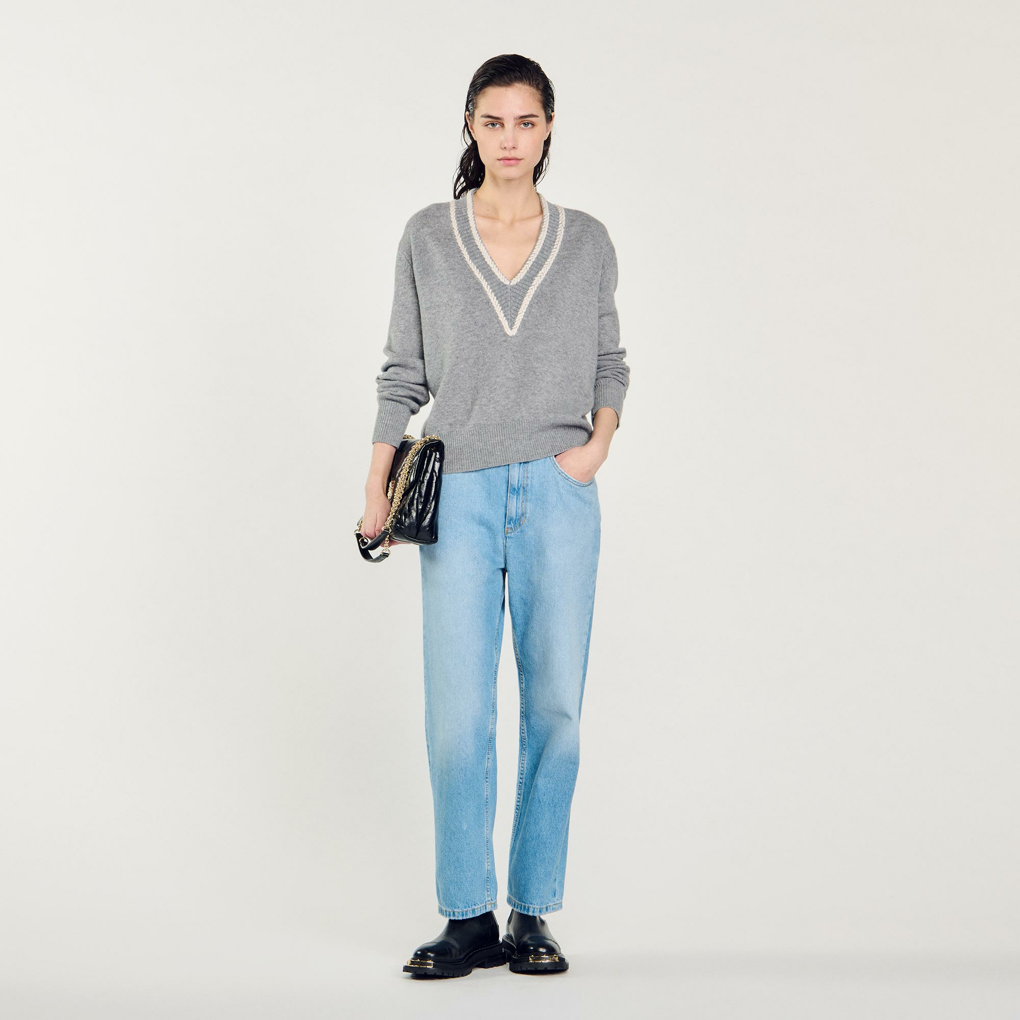 Pull en laine et cachemire