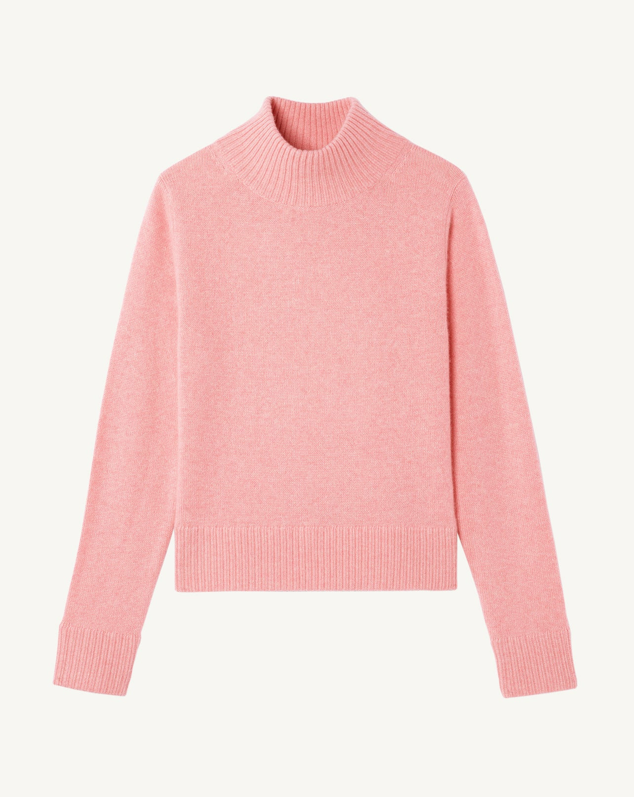 Pull col montant - Femme - ROSE RETRO