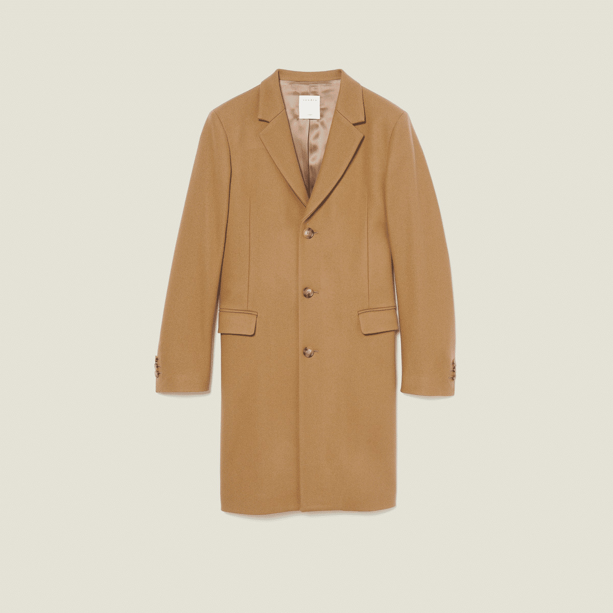 Manteau en laine et cachemire