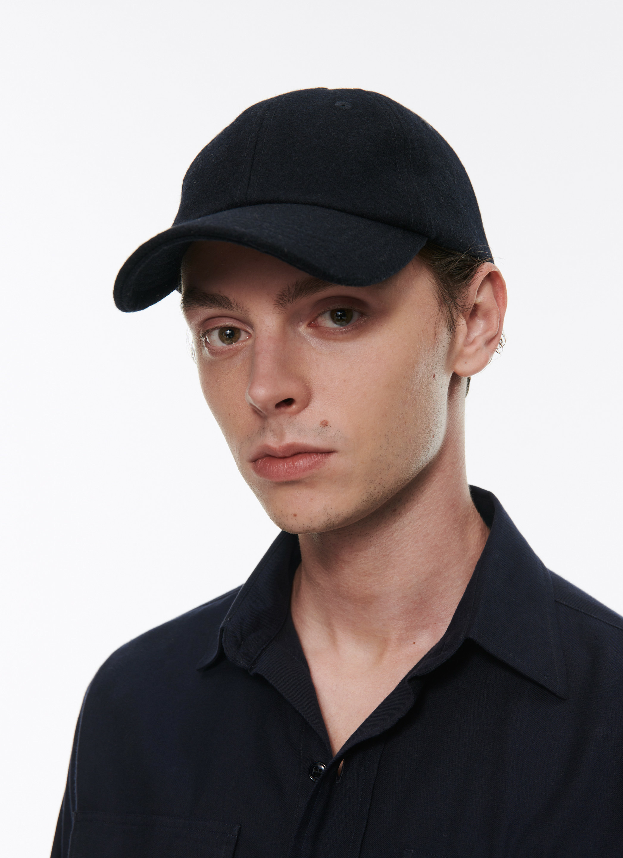 Casquette en laine mélangée