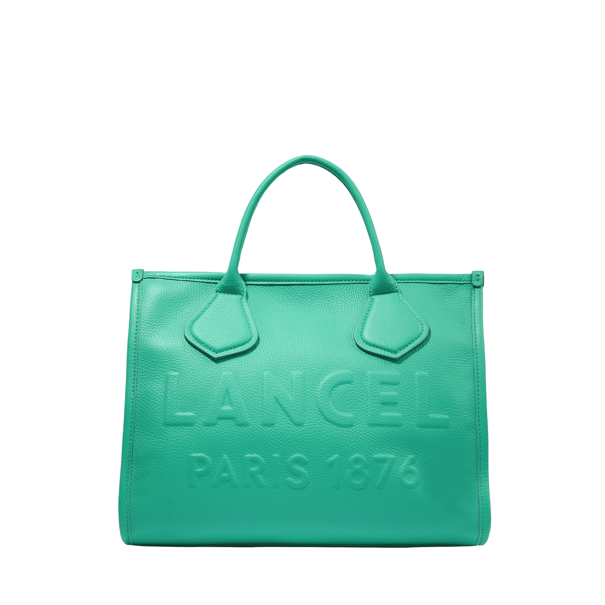 Jour De Lancel - Sac Cabas Zippe M - Emeraude