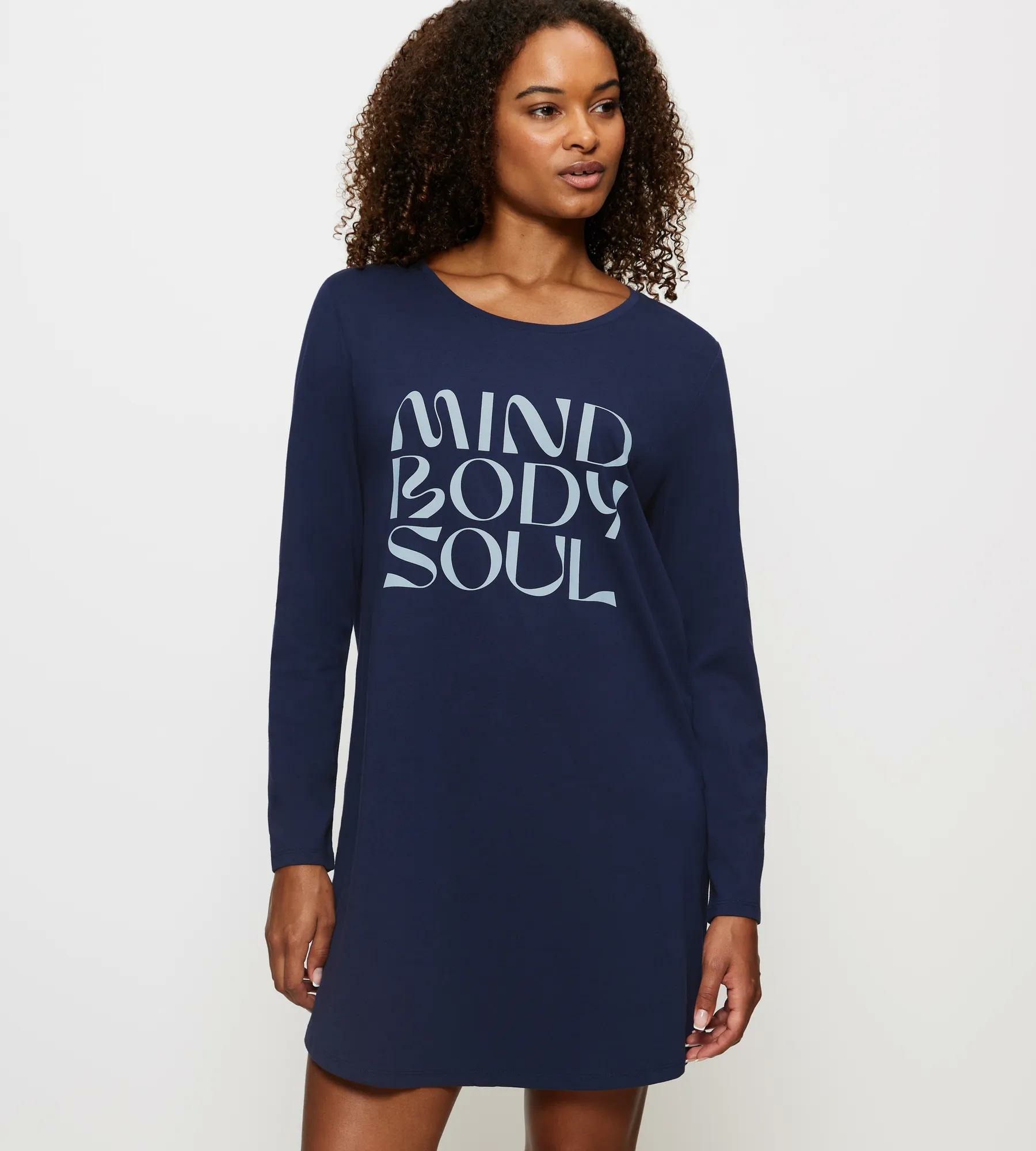 Chemise de nuit manche longue