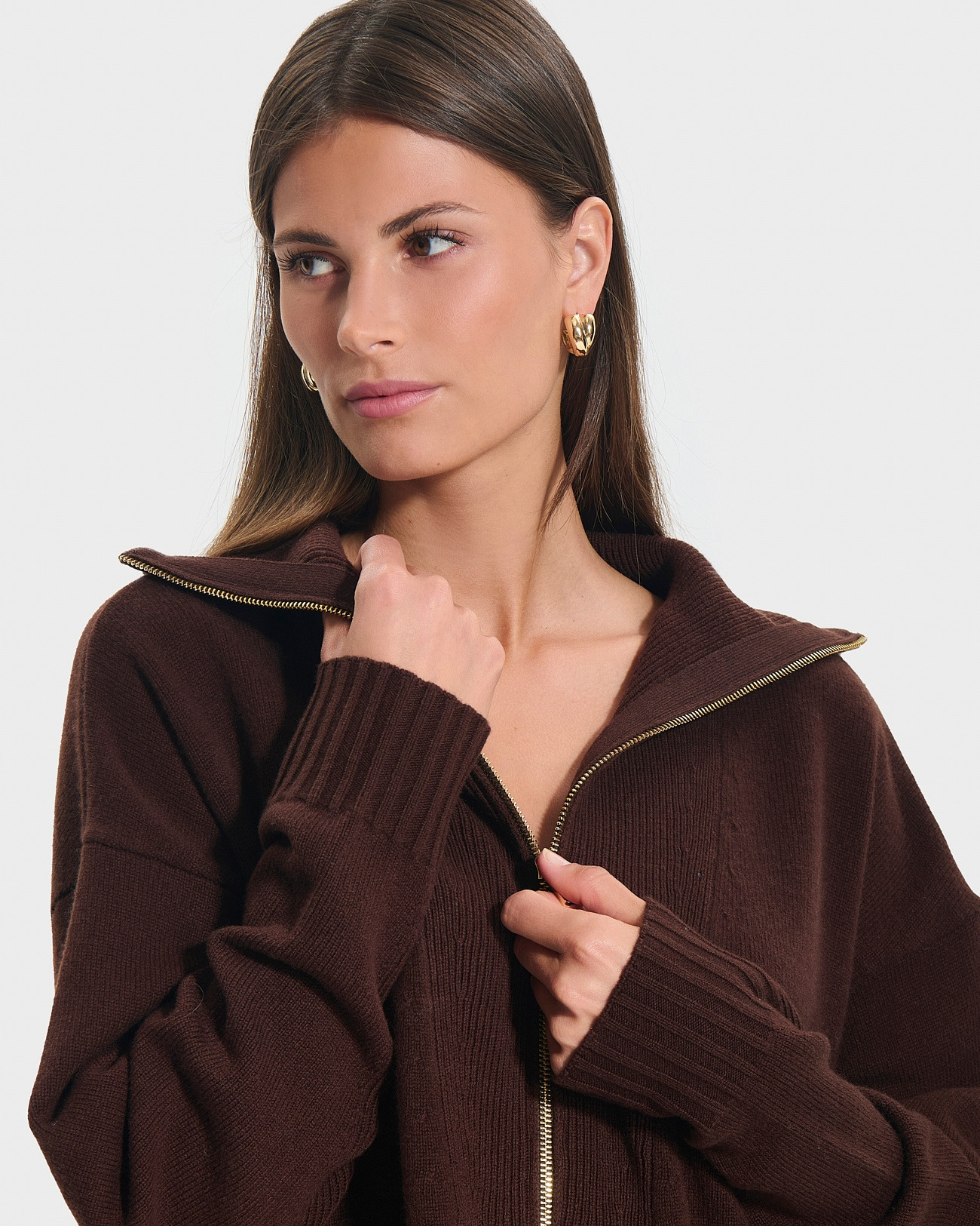 Pull Nabu Chocolat en Laine