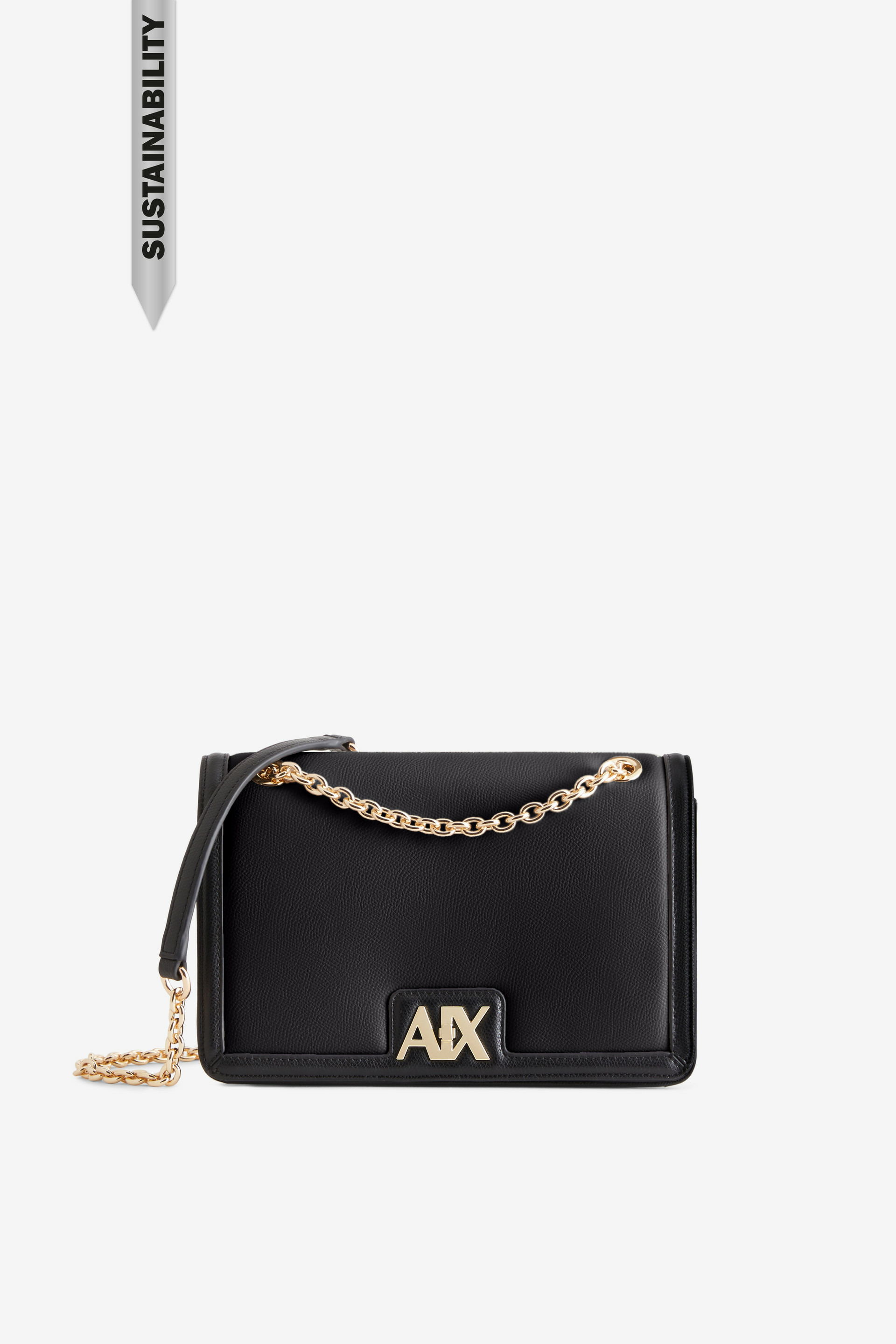 Sac bandoulière femme m-noir/noir