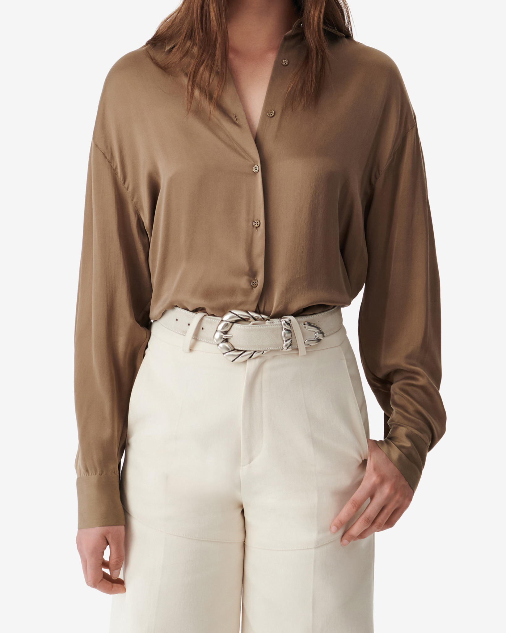 Chemise Fluide En Soie Jarila