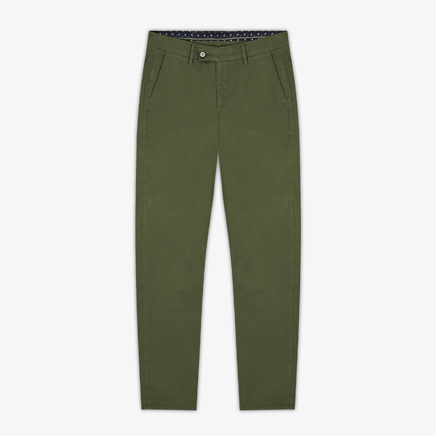 Chino 747 city satin vert militaire