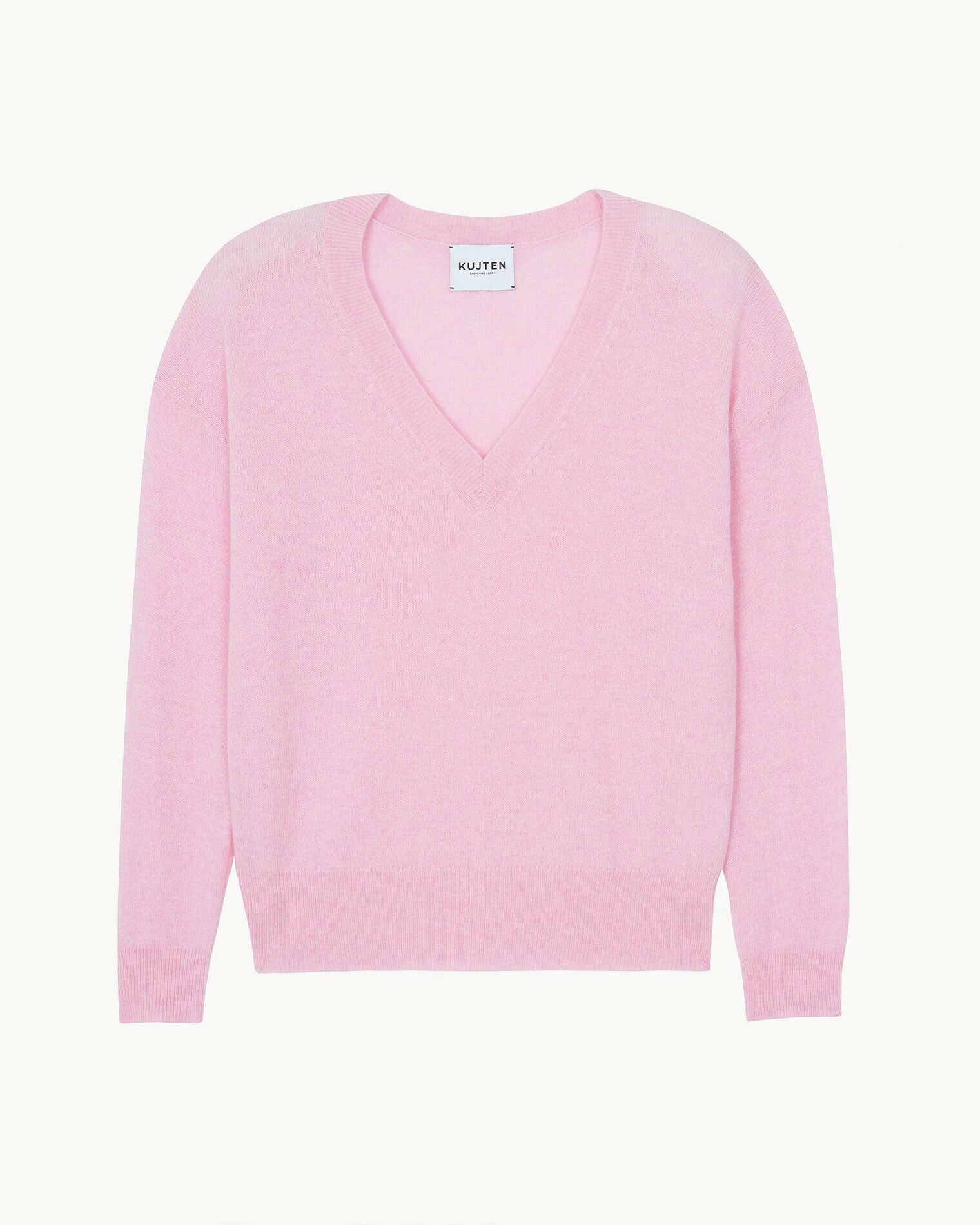 Pull Wendy Plain Pull cachemire col v boyfriend