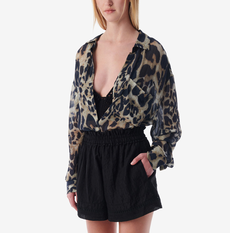 Chemise Fluide Imprimé Léopard Jatkin