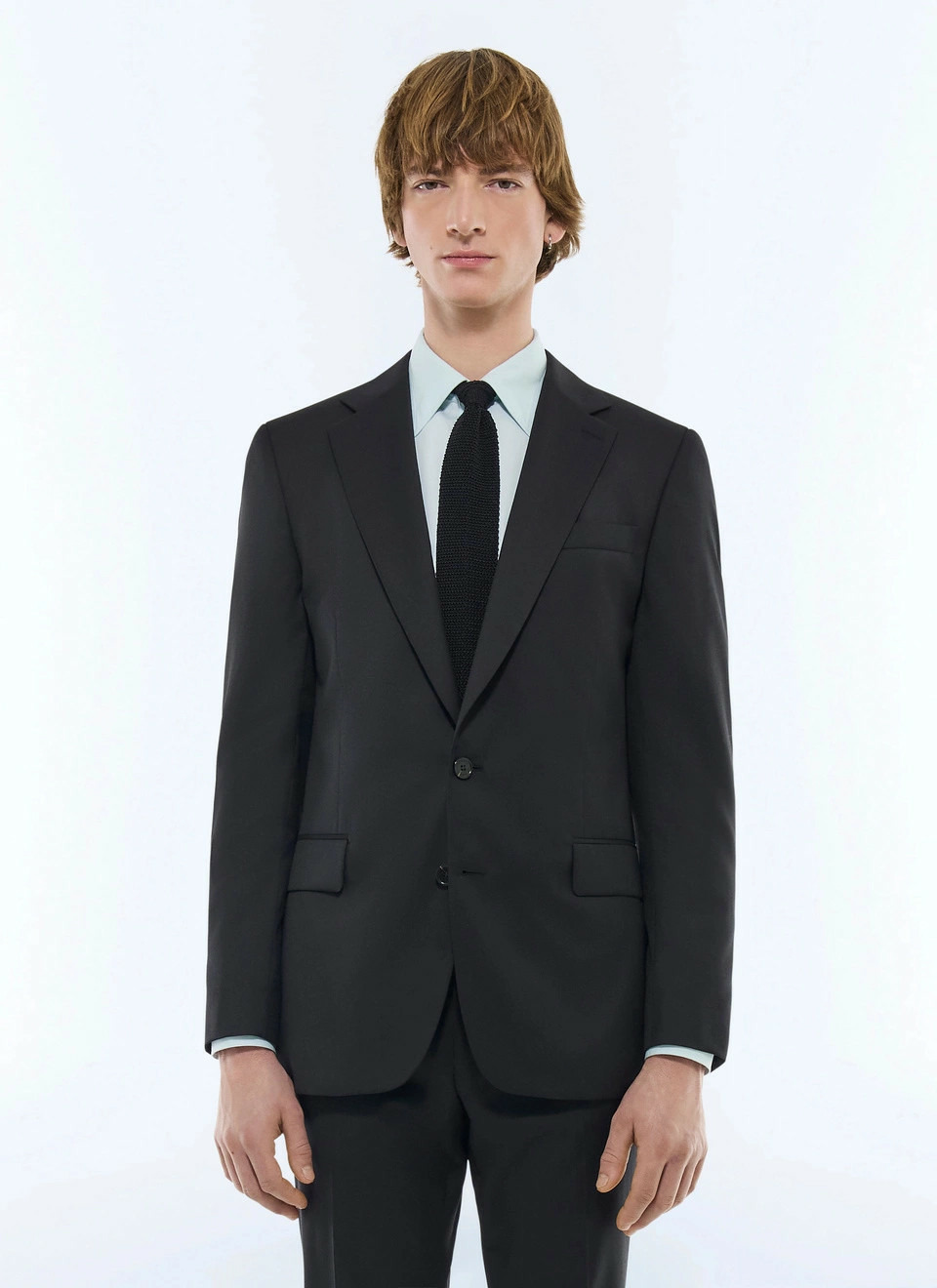 Veste de costume en serge de laine