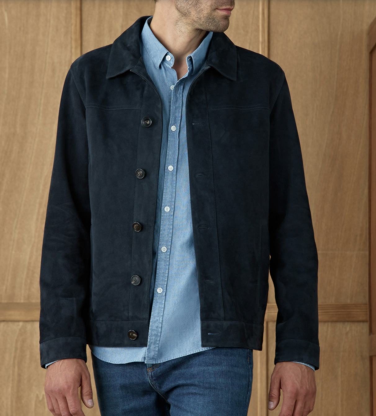 Cuir Simon Dark Navy