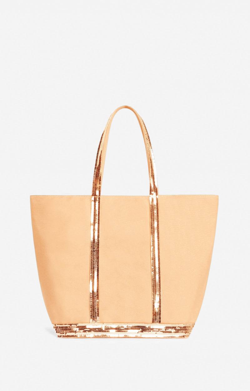 Cabas L Zippé En Toile En Lyocell Et Coton