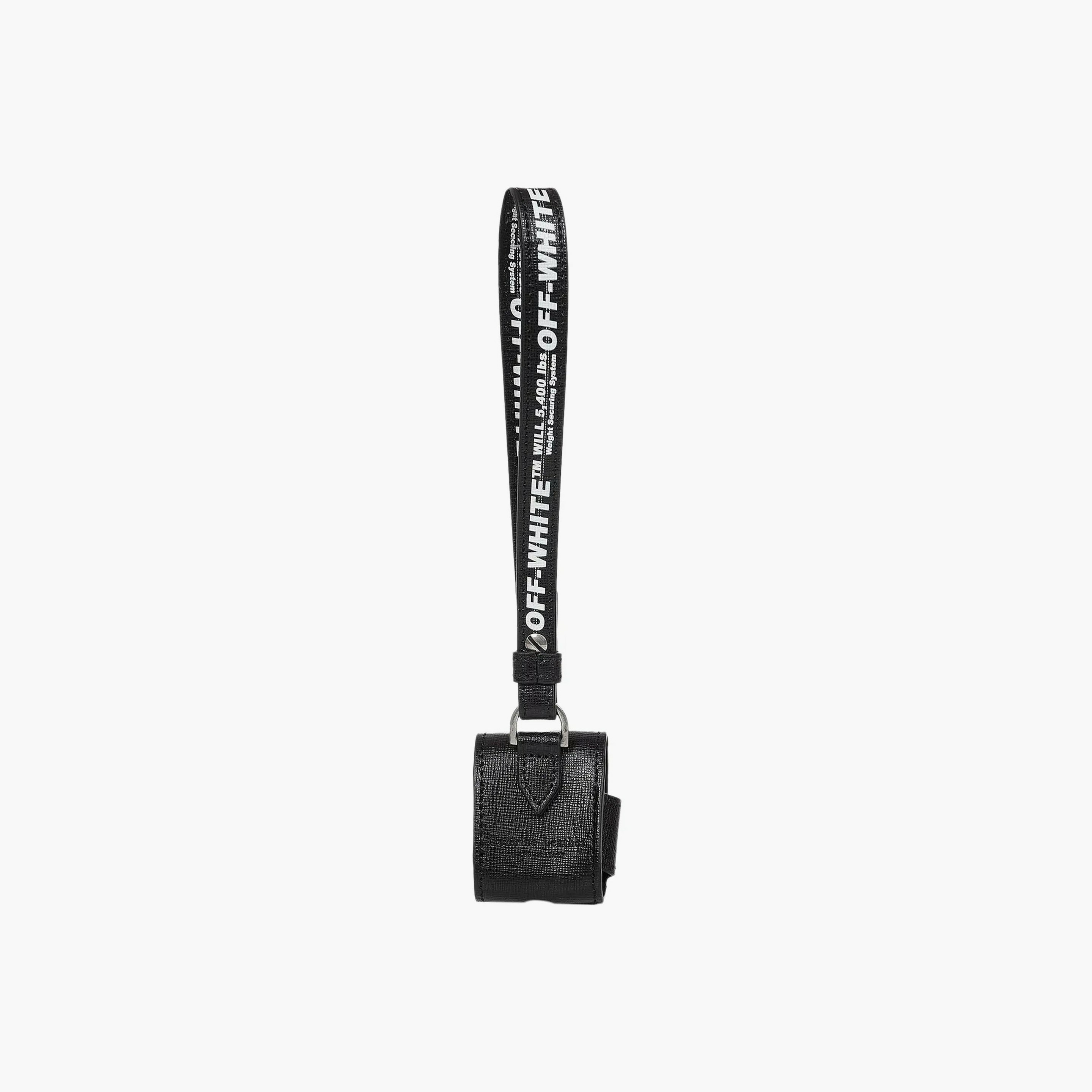 Off-White Airpods Case Diag Black