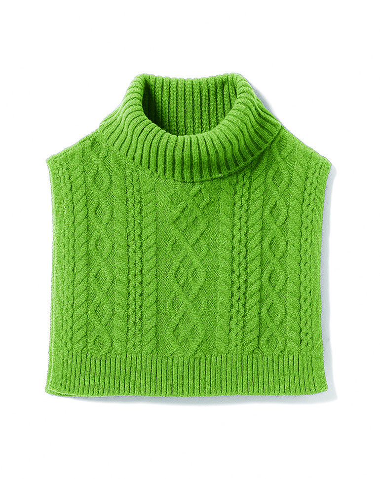 Plastron col roulé à torsades - Accessoire - FENOUIL