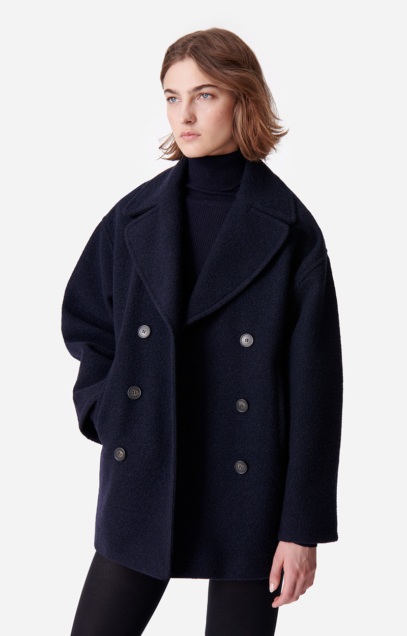 Manteau Berlin En Laine & Coton