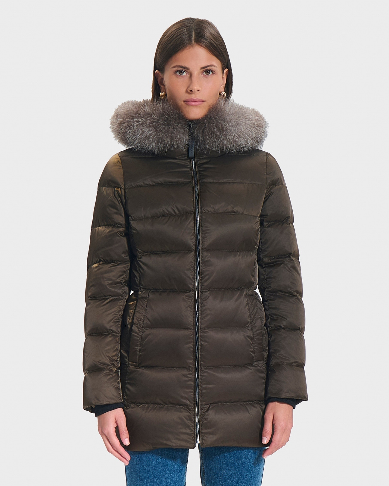 Doudoune Dalya Kaki en Polyester