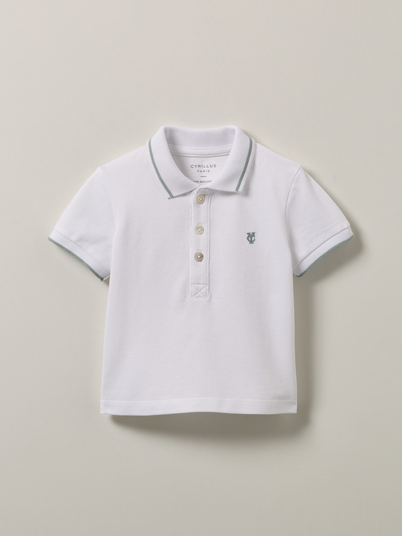 POLO PIQUE BLAN