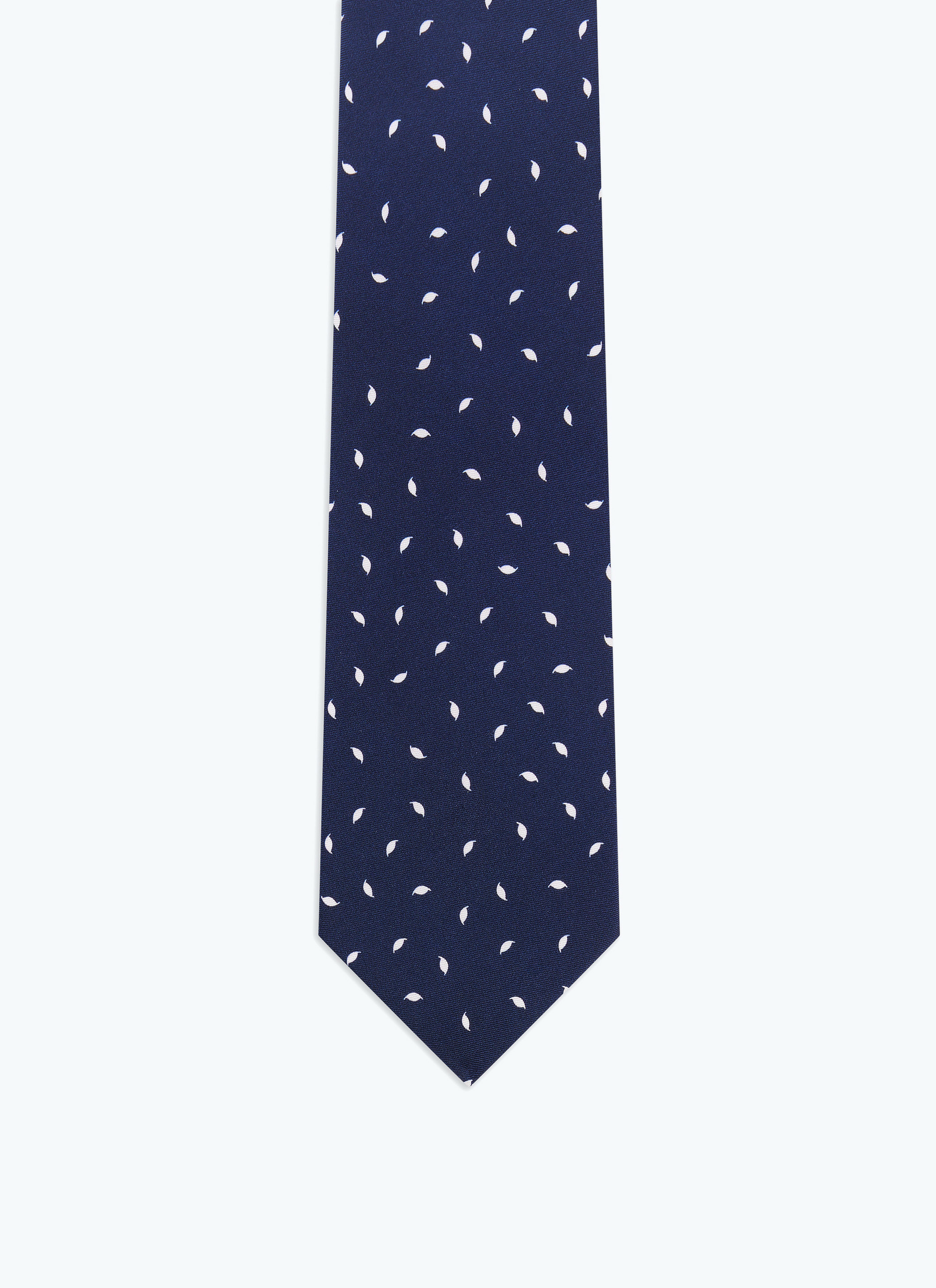 Cravate en satin de soie à motif