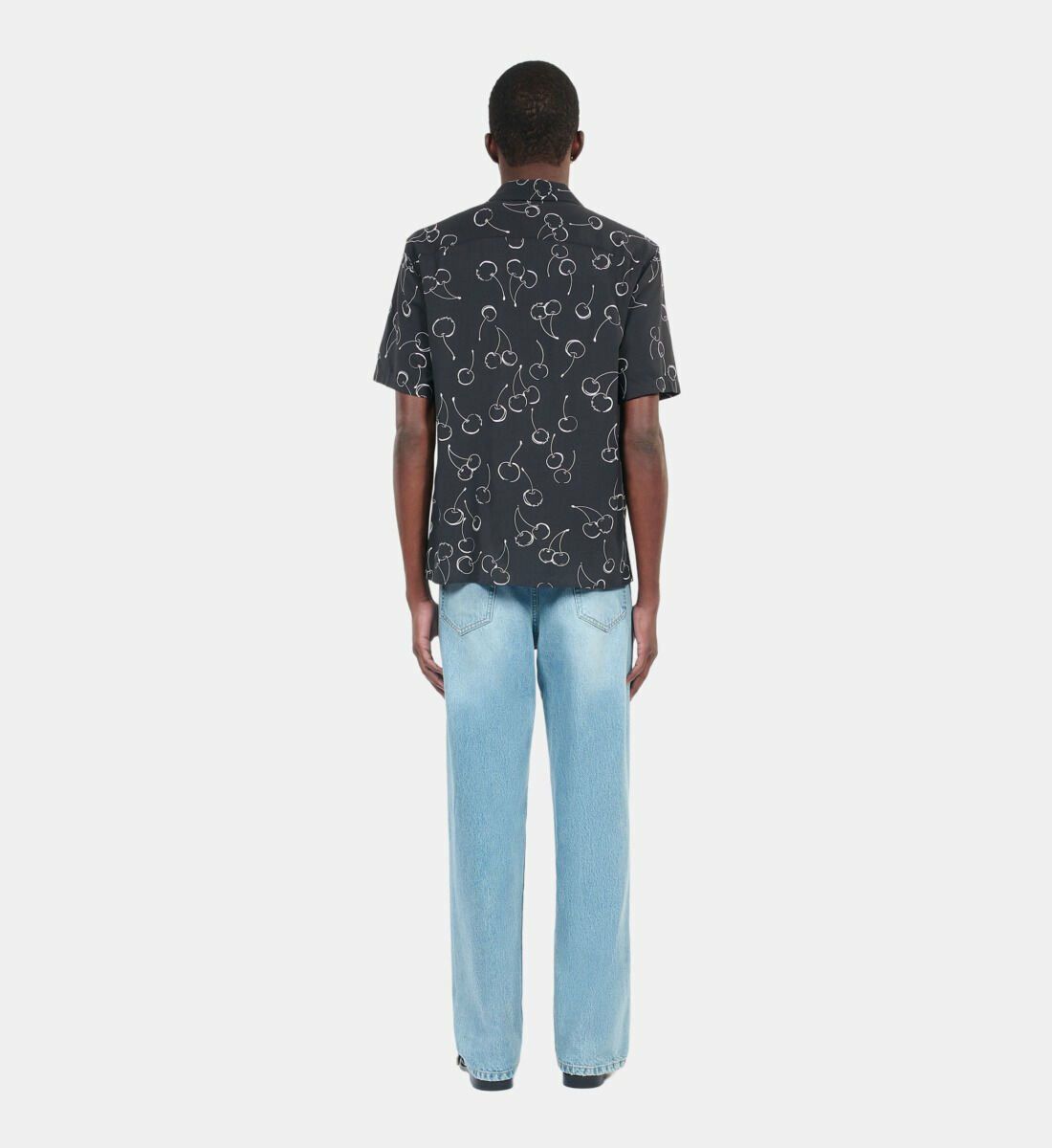 Chemise Manches Courtes Avec Imprimé Cerise Homme