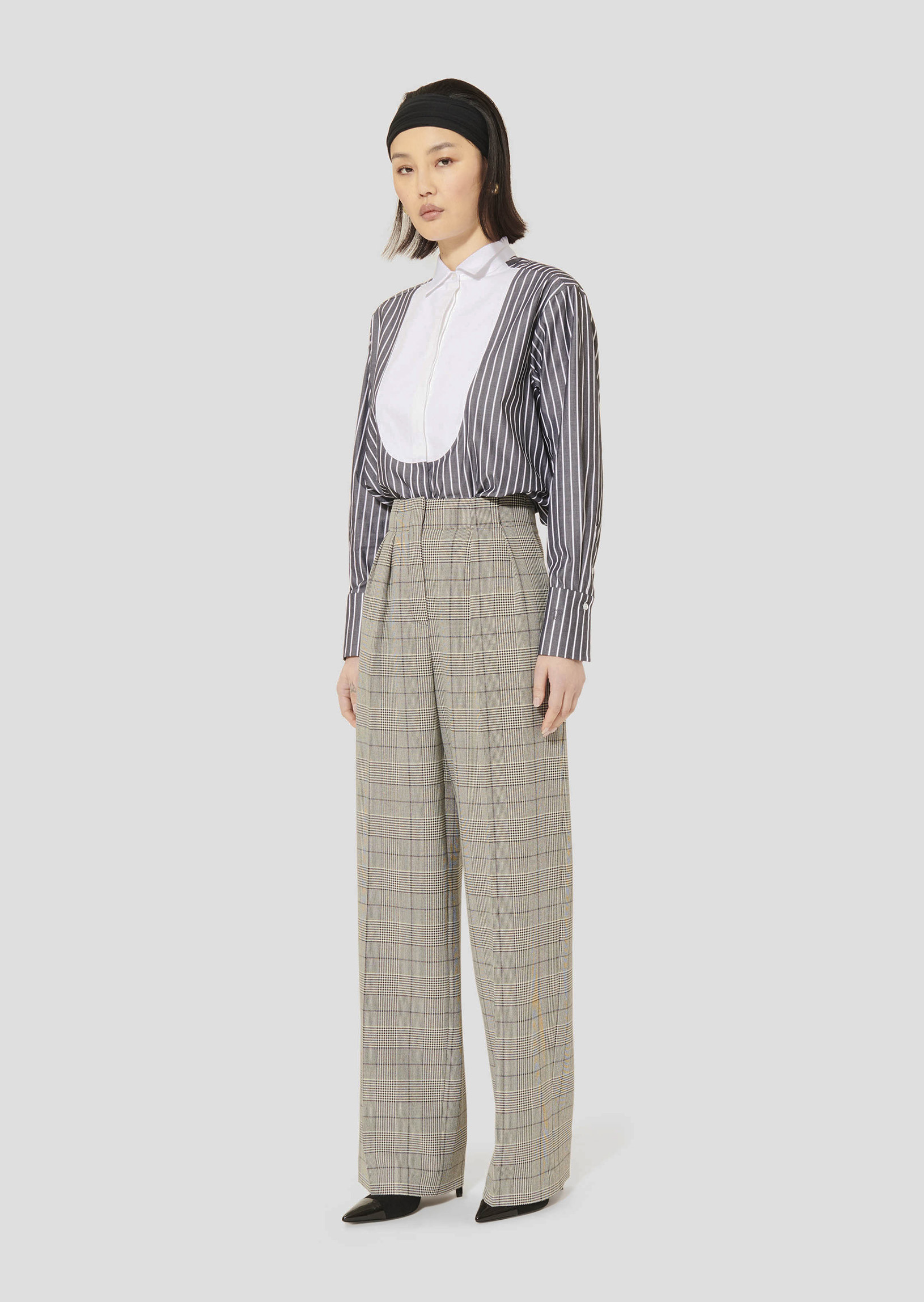 Pantalon Parigi-Charcoal en Polyester