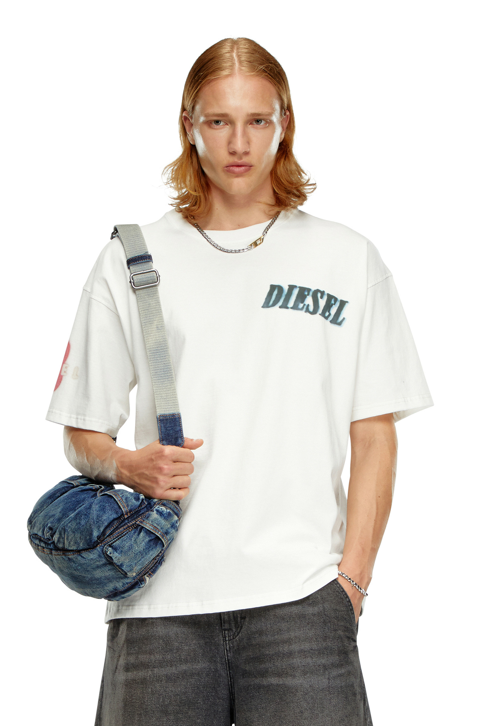 T-shirt avec logo et imprimé pneu